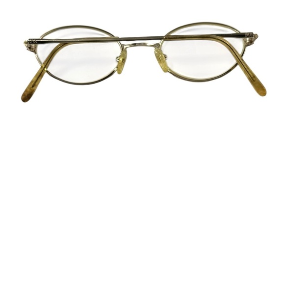 Bulova platinum majora 48 19 140 yellow gold made in Italy prescription frame - Picture 2 of 11